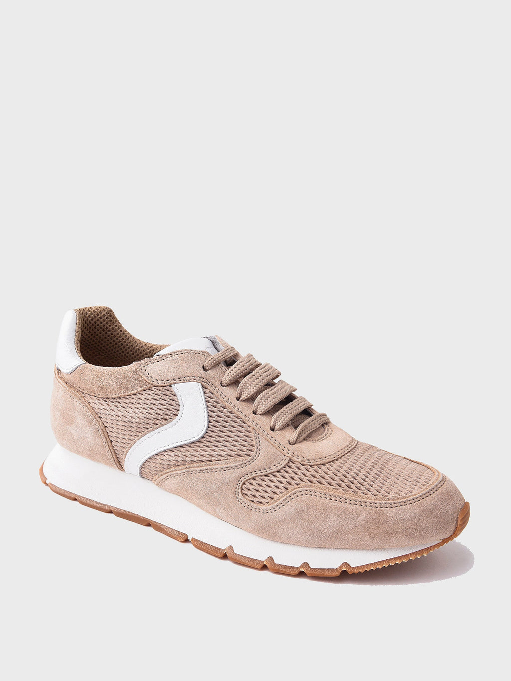 Voile Blanche Women's Julia Mesh Suede and Technical Fabric Sneaker