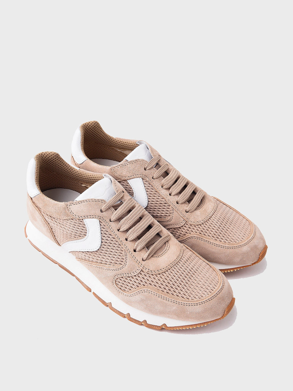 Voile Blanche Women's Julia Mesh Suede and Technical Fabric Sneaker