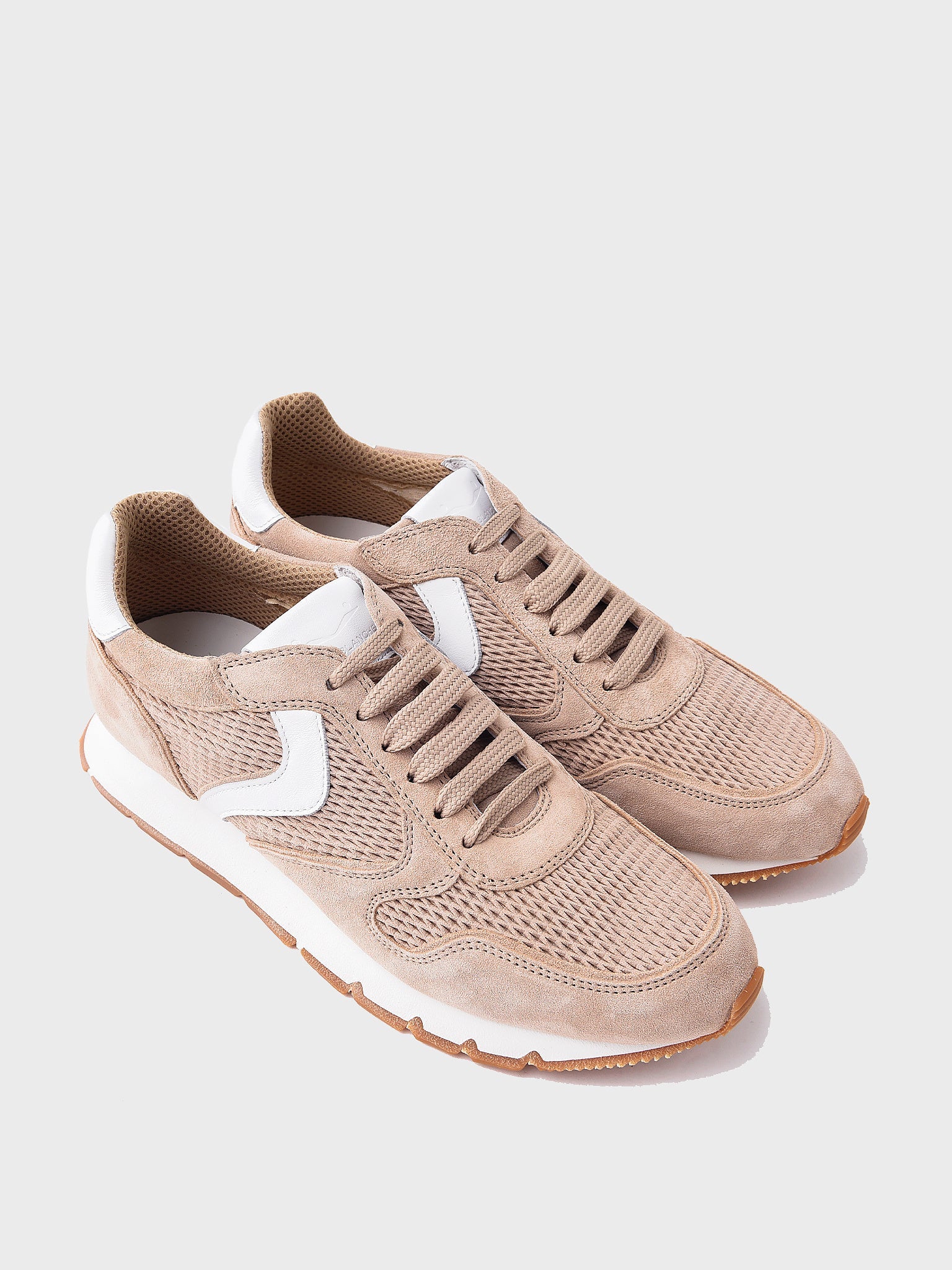 Voile Blanche Women's Julia Mesh Suede and Technical Fabric Sneaker