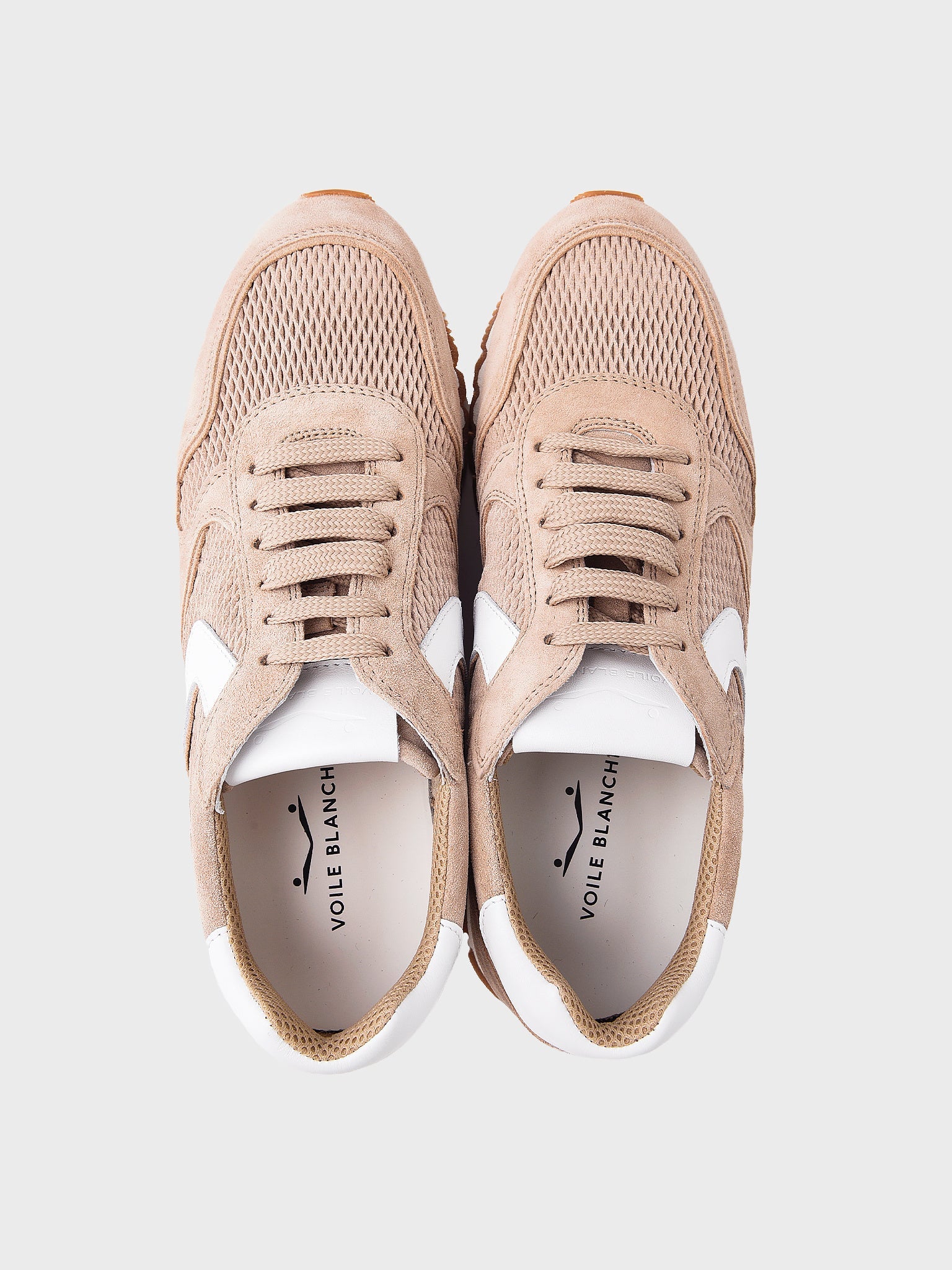 Voile Blanche Women's Julia Mesh Suede and Technical Fabric Sneaker