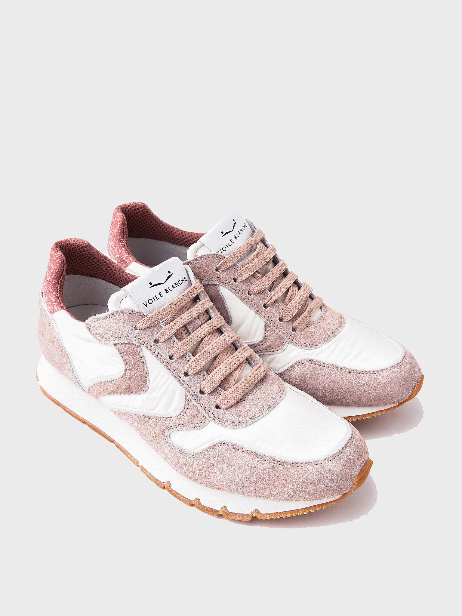 Voile Blanche Women's Julia Vintage Suede and Technical Nylon Sneaker