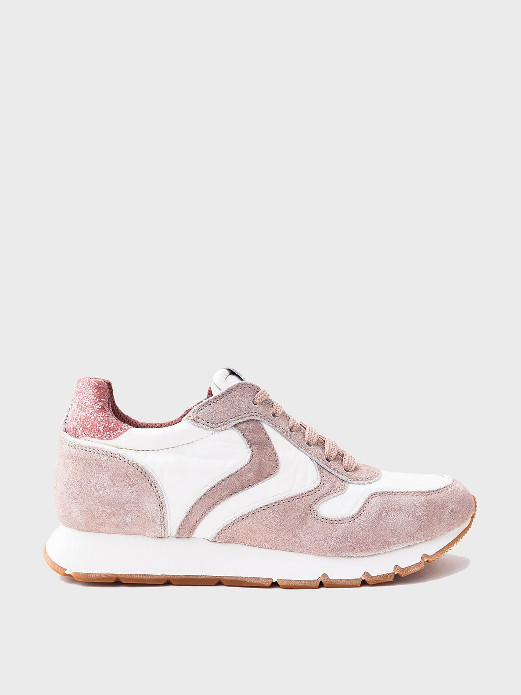 Voile Blanche Women's Julia Vintage Suede and Technical Nylon Sneaker