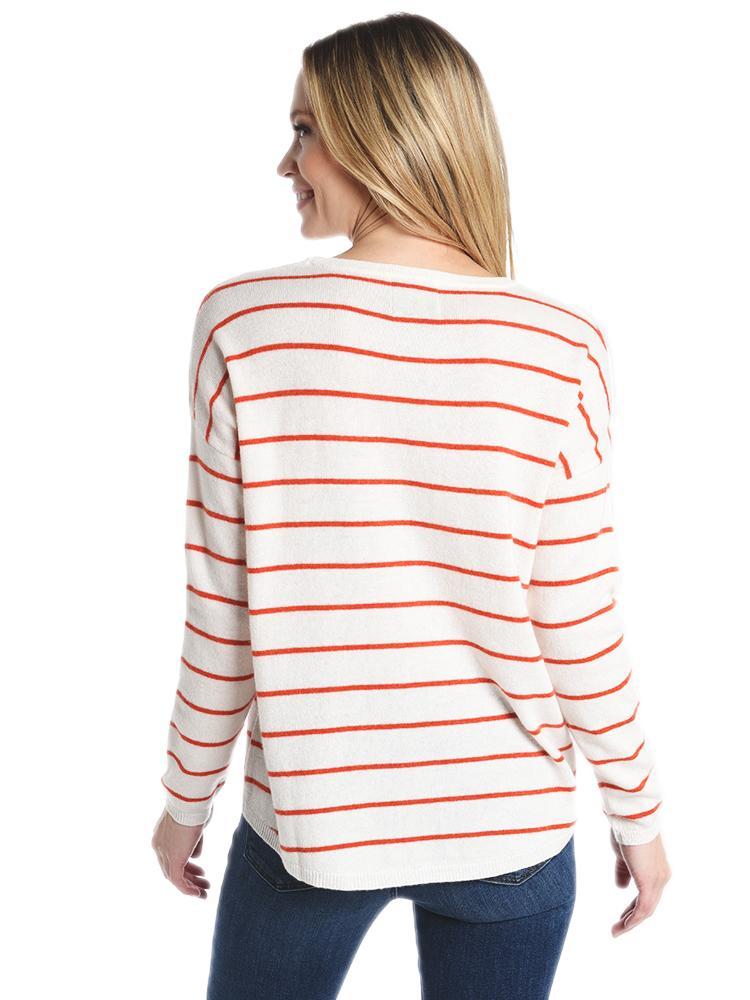 Jumper 1234 Striped Dropped Shoulder Sweater