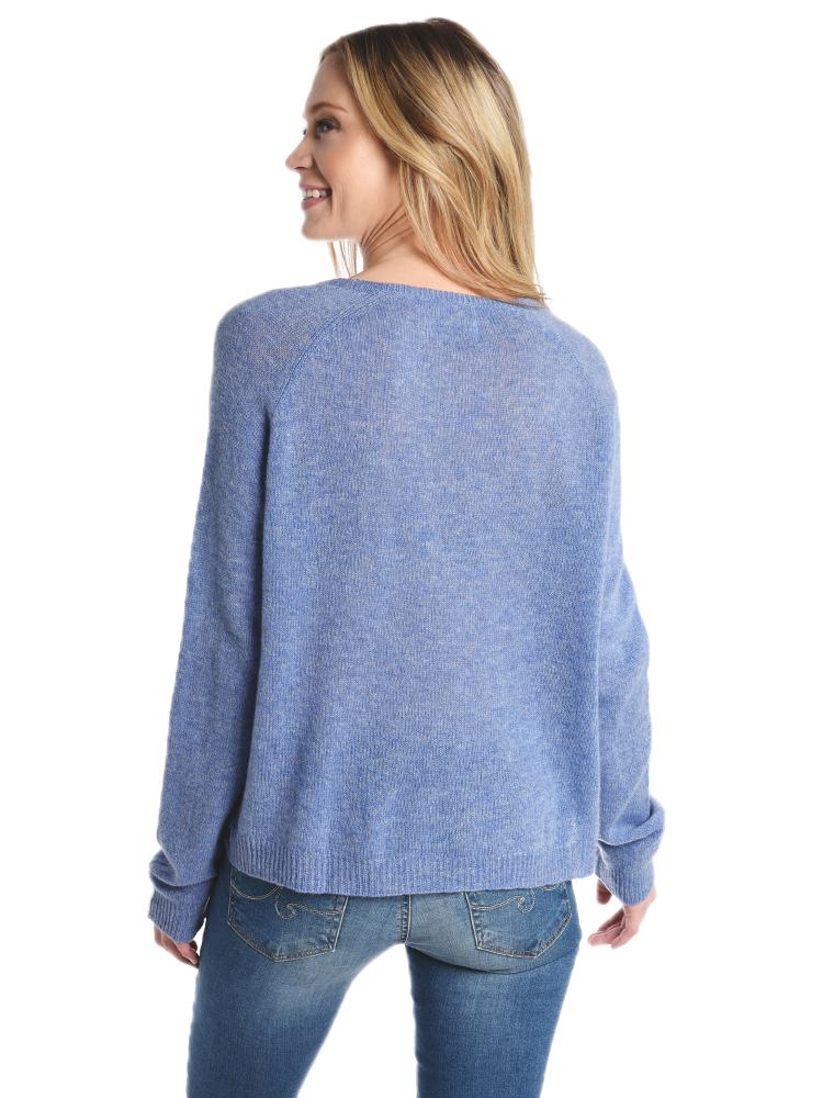 Jumper 1234 Loose Knit V-Neck Sweater