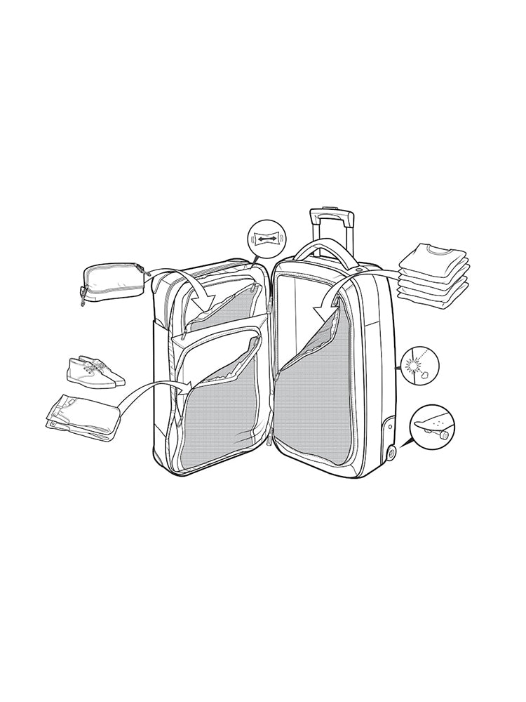 Burton Wheelie Flight Deck Travel Bag