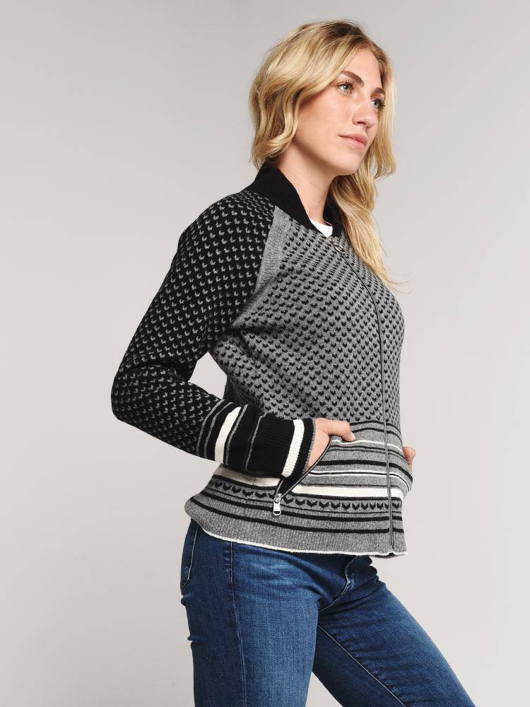 Obermeyer Women's Belletex Full-Zip Sweater