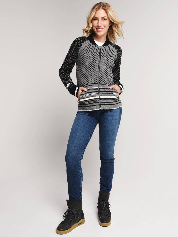 Obermeyer Women's Belletex Full-Zip Sweater