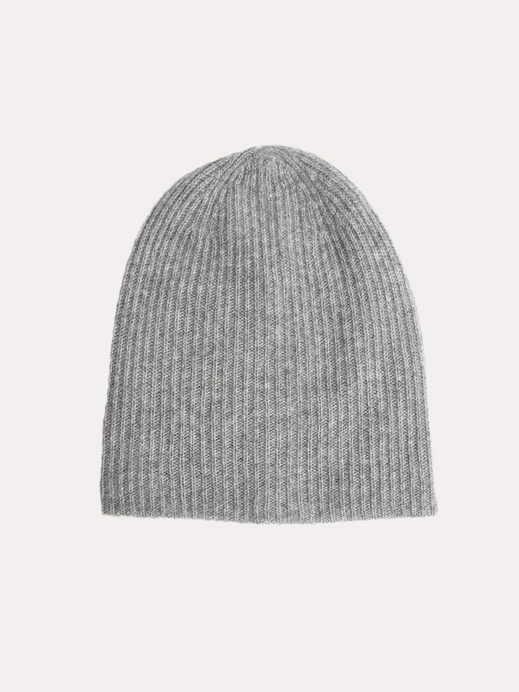 White + Warren Cashmere Plush Rib Beanie