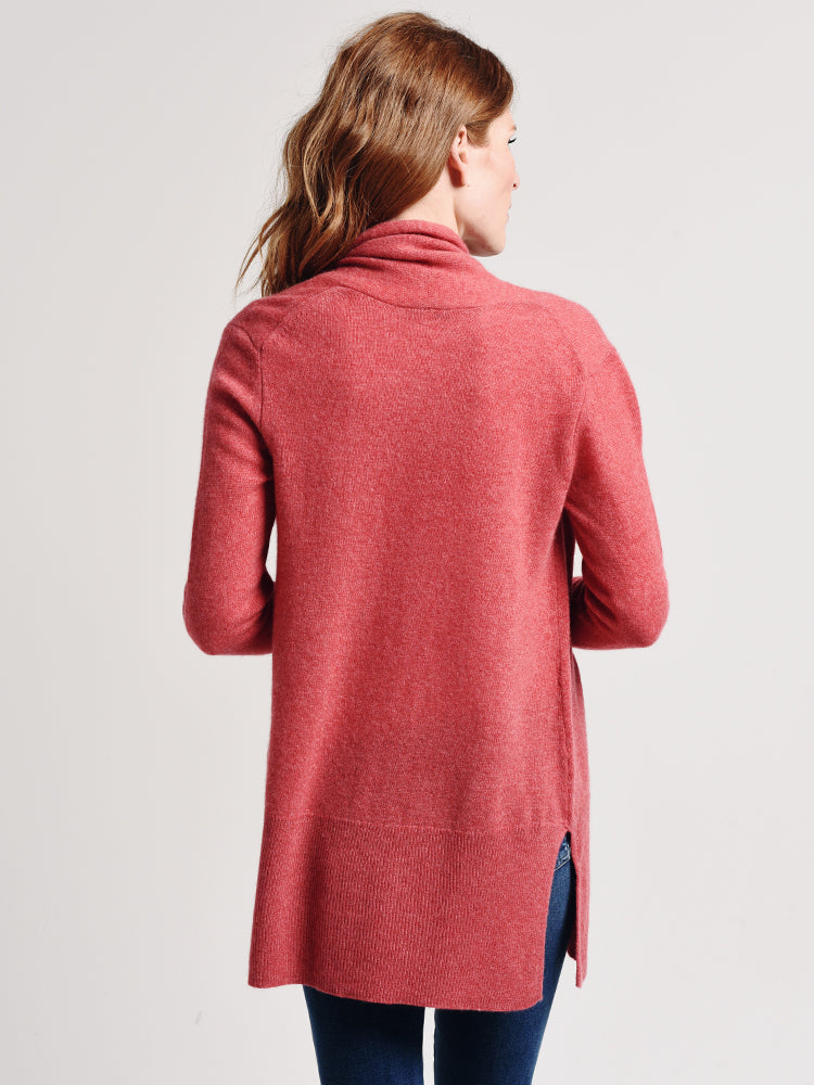 White + Warren High Rib Cardigan