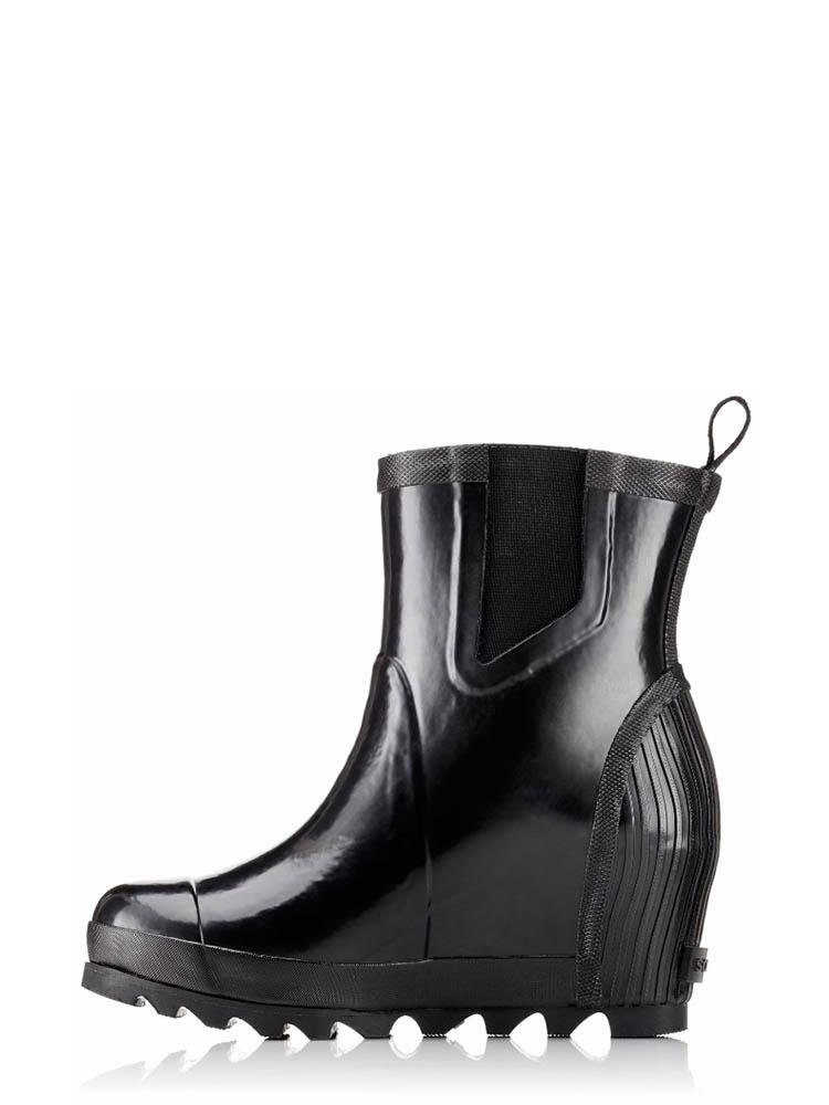 Sorel Women's Joan Rain Wedge Chelsea Gloss Boot