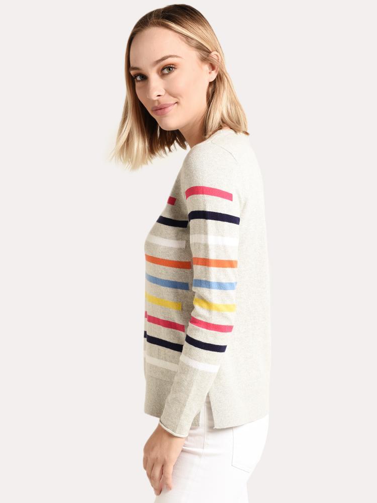 Project J Multi Bold Stripe Sweatshirt