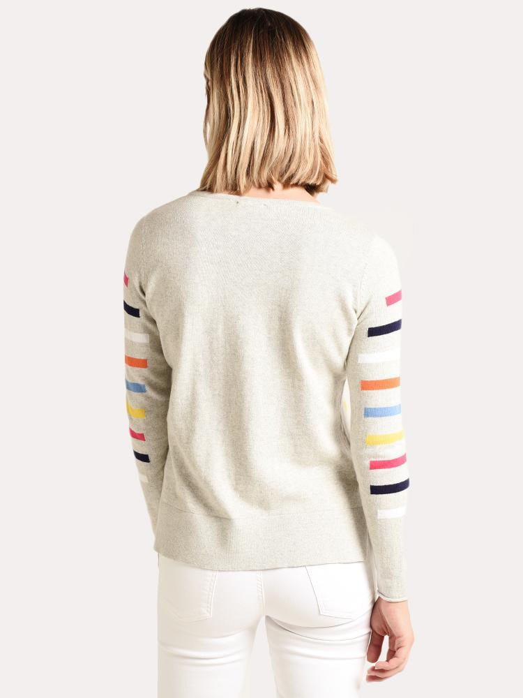Project J Multi Bold Stripe Sweatshirt