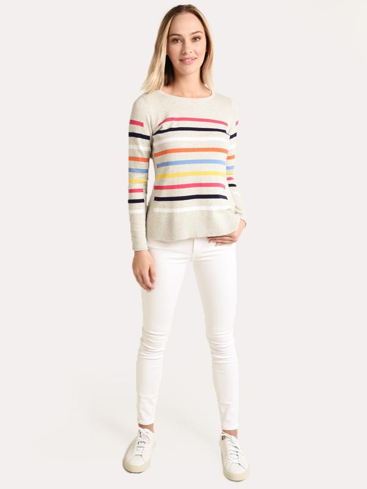 Project J Multi Bold Stripe Sweatshirt