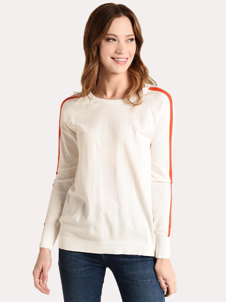 Project J Multi Stripe Sleeve Sweatshirt