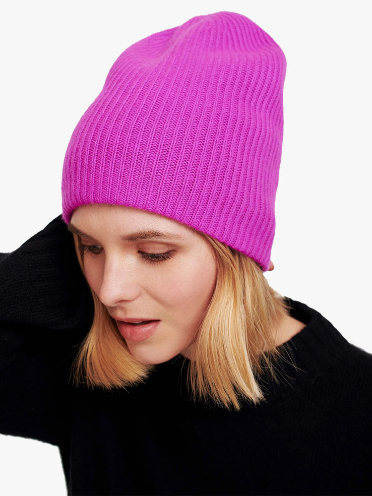 White + Warren Women’s Reversible Plush Rib Beanie