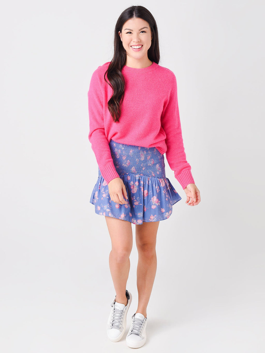 White + Warren Women's Cashmere Long Sleeve Sweatshirt