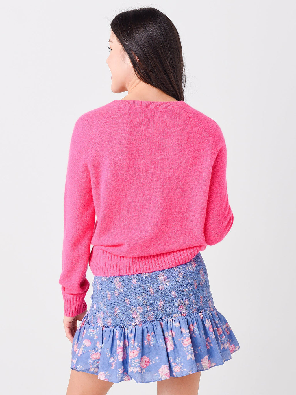 White + Warren Women's Cashmere Long Sleeve Sweatshirt