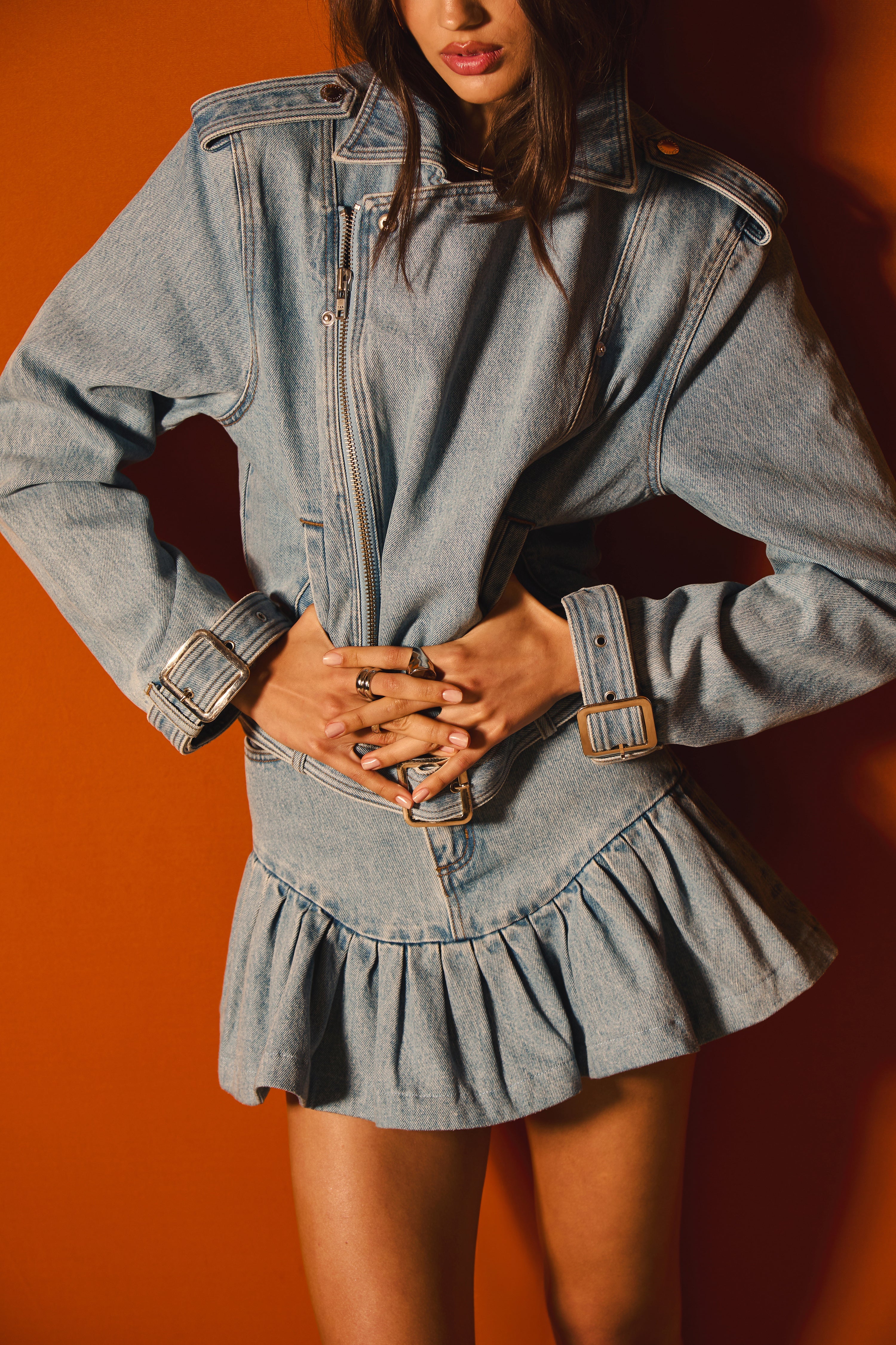 Angelique Denim Skirt