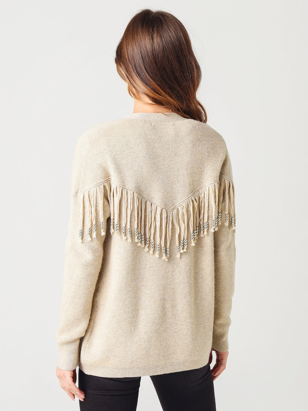 One Grey Day Women's Dundas Fringe Cardigan