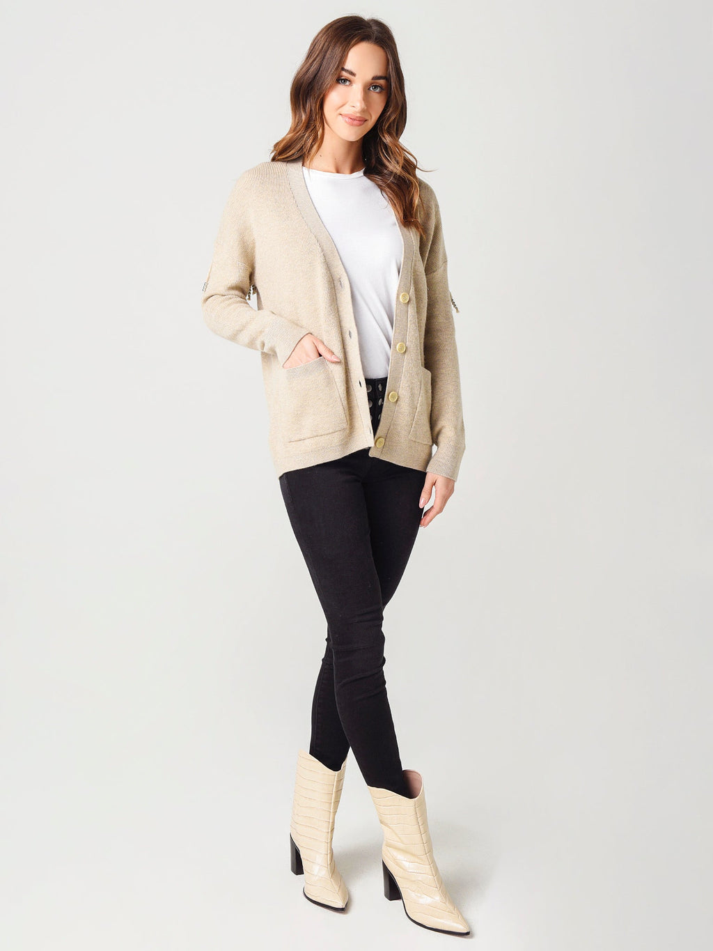 One Grey Day Women's Dundas Fringe Cardigan