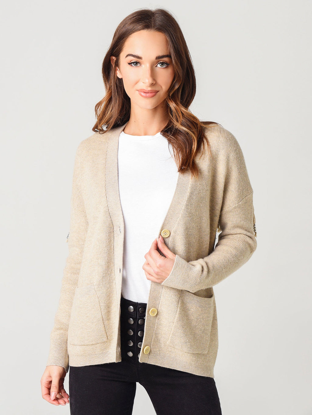 One Grey Day Women's Dundas Fringe Cardigan