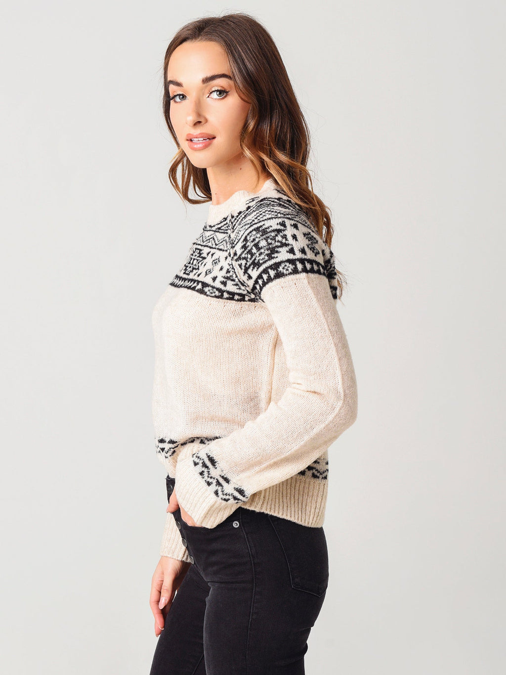 One Grey Day Women's Fisher Pullover