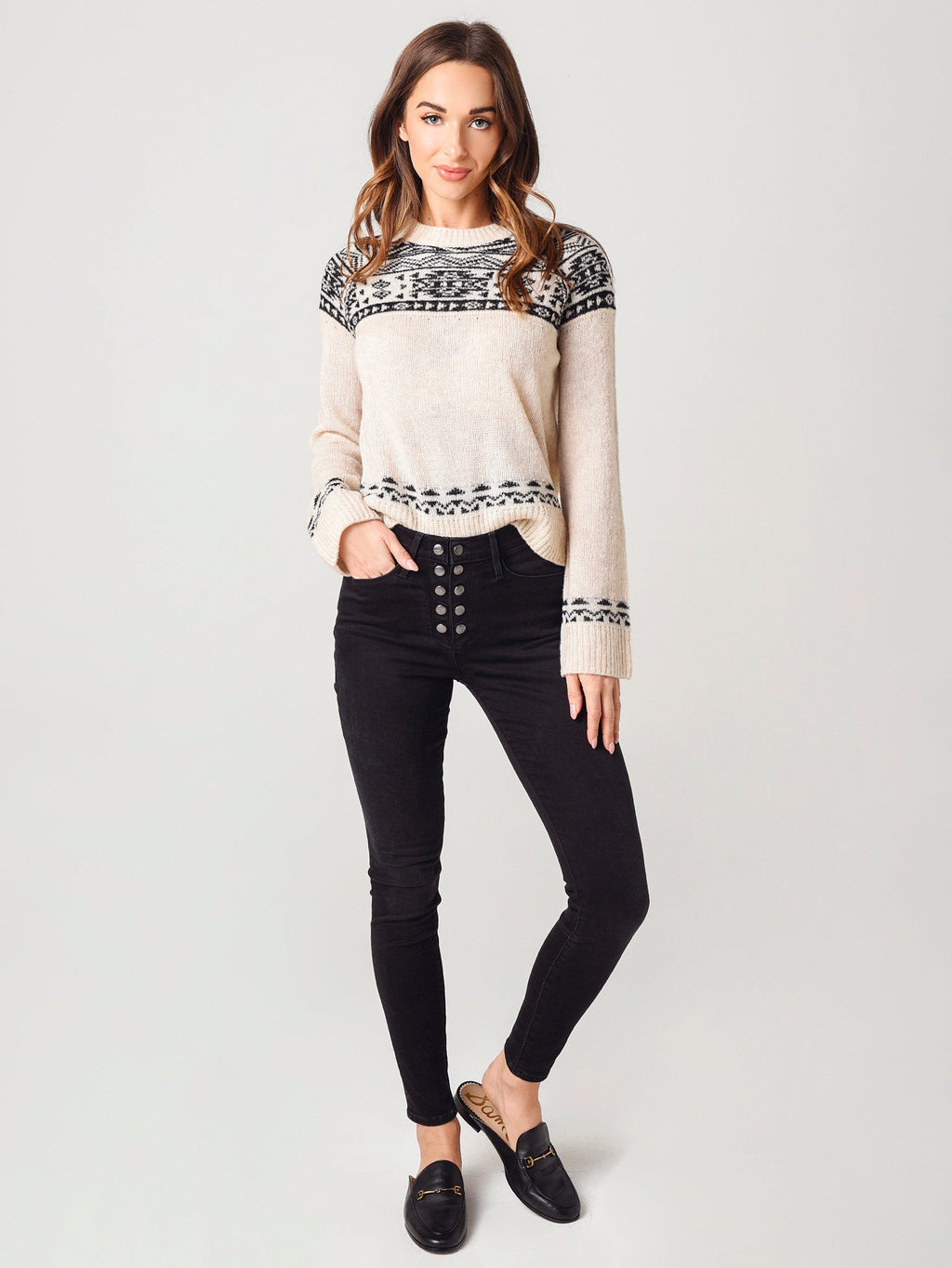 One Grey Day Women's Fisher Pullover