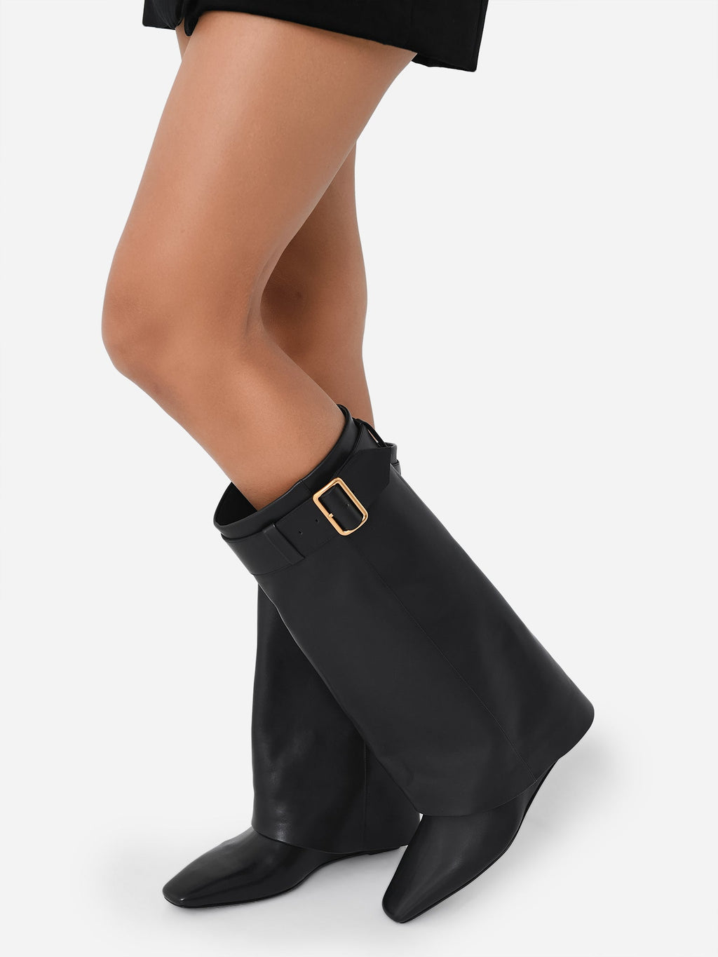 Simkhai Women's Freyja Belted Foldover Boot