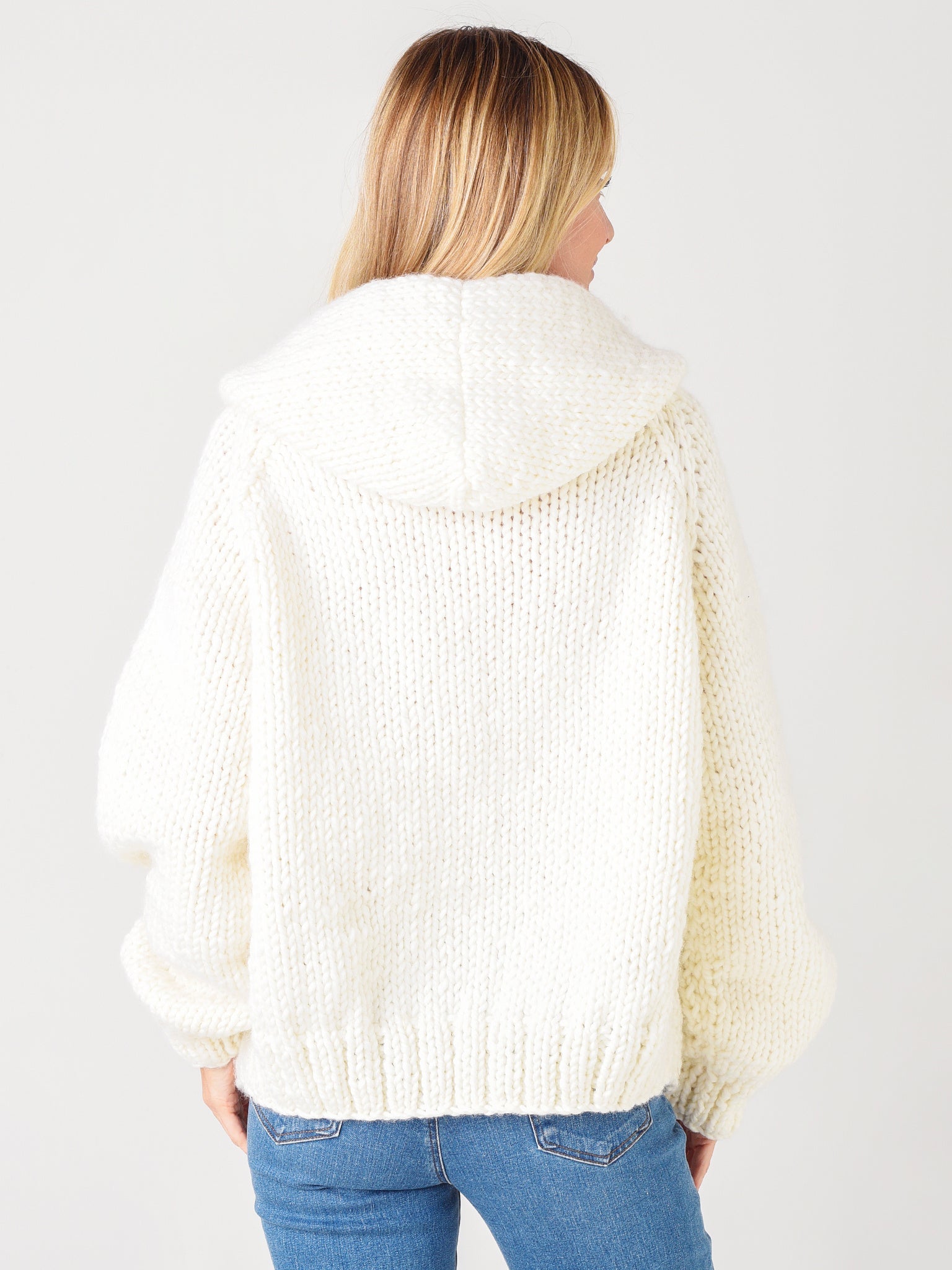 Gogo Women's Lace-Up Hoodie Sweater