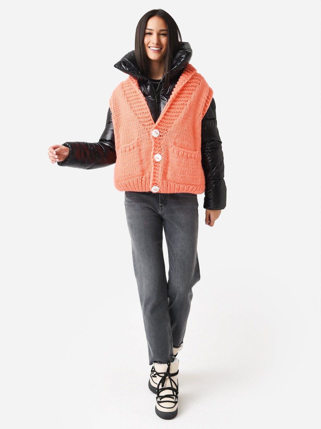 GOGO Women's Short Ski Sweater Vest