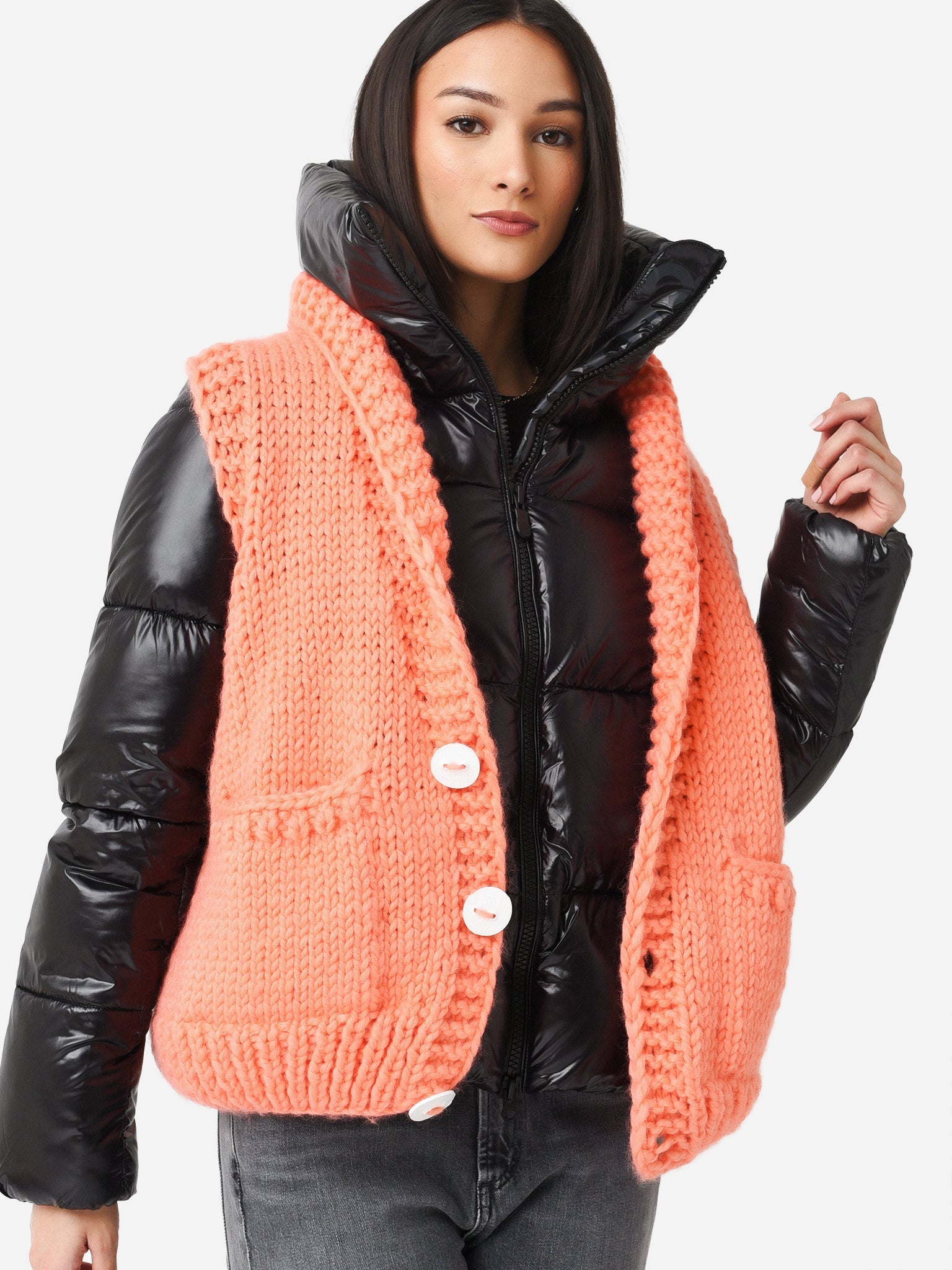 GOGO Women's Short Ski Sweater Vest