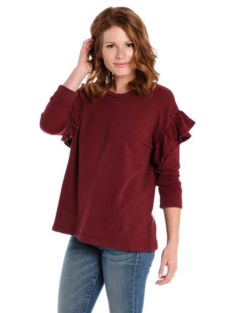 Current Elliot The Ruffle Sweatshirt