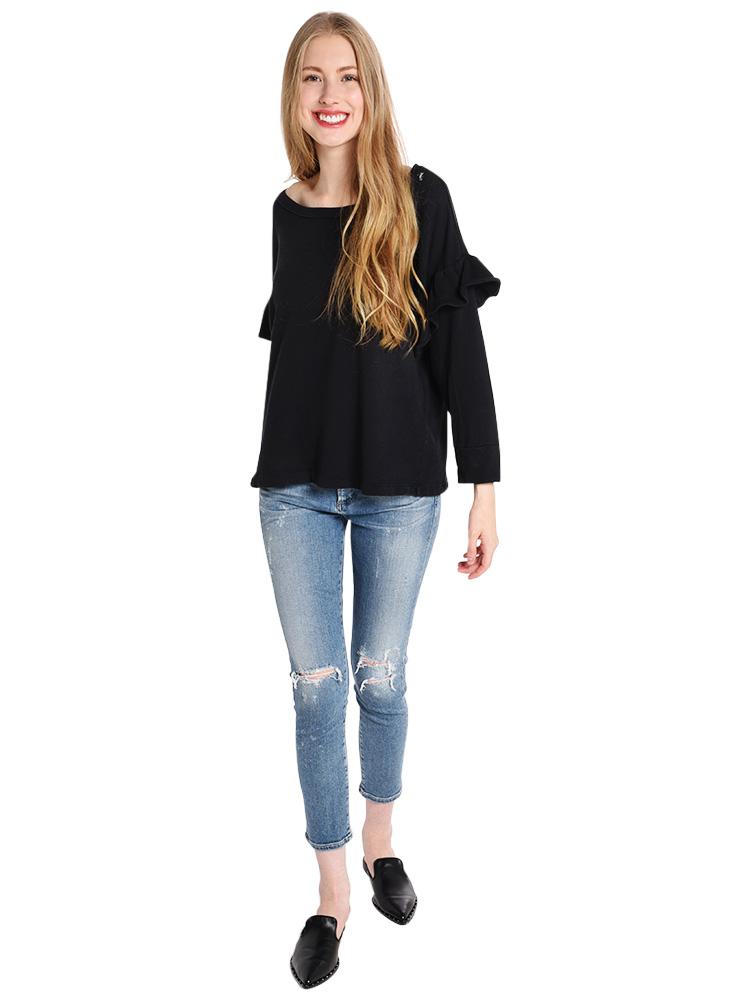 Current Elliot The Ruffle Sweatshirt