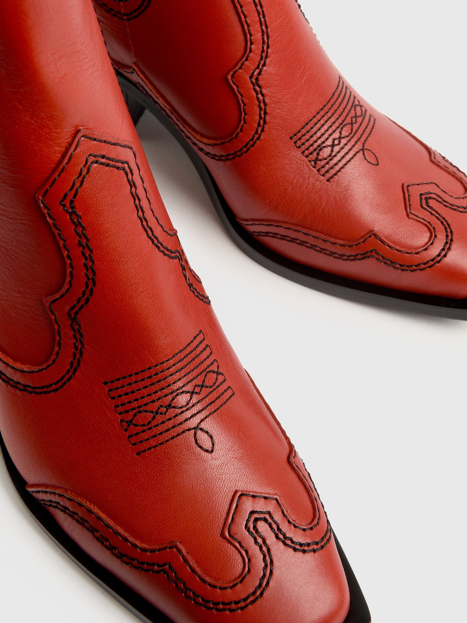 Loeffler Randall Women's Agnes Leather Western Boot