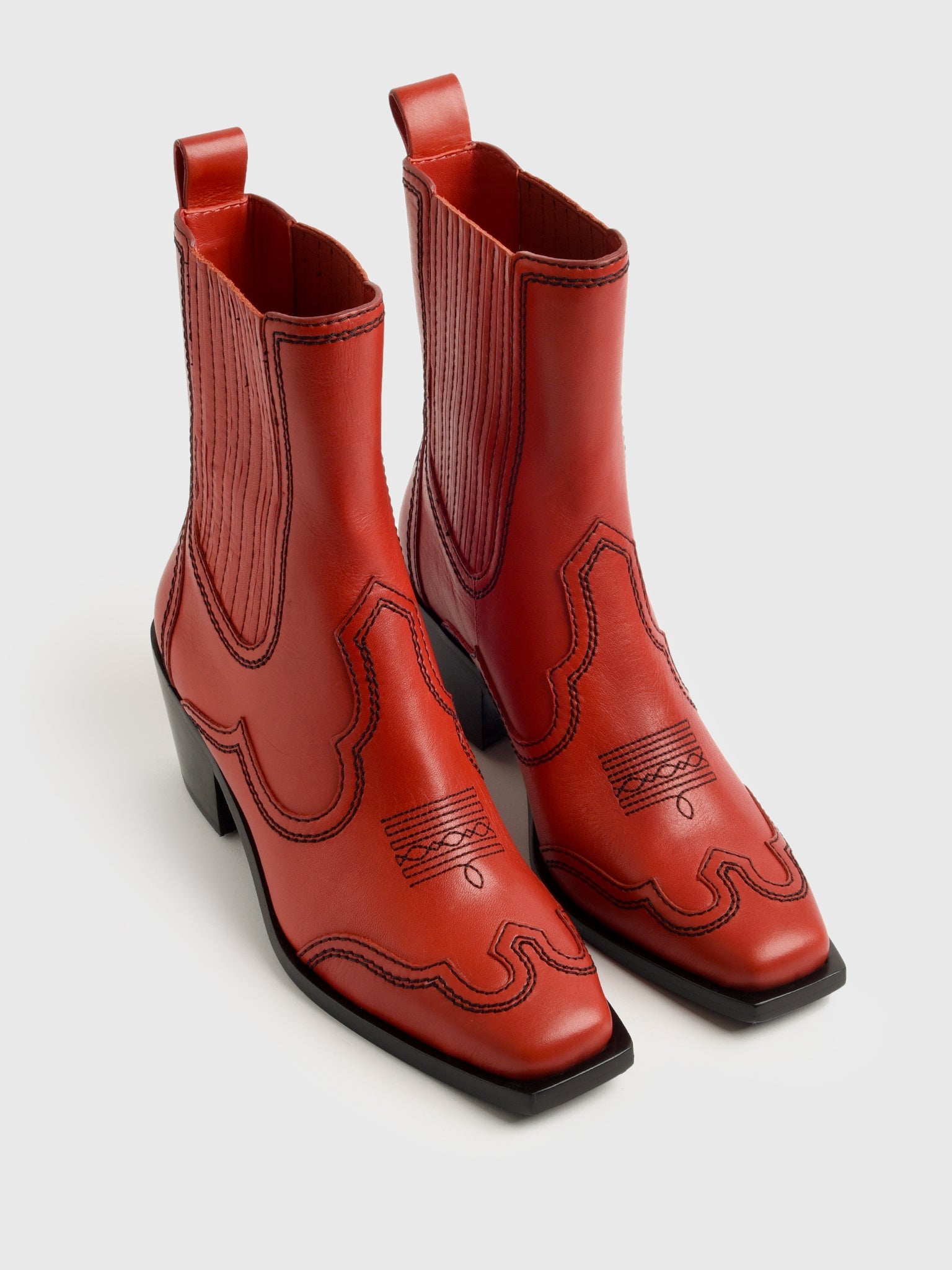 Loeffler Randall Women's Agnes Leather Western Boot