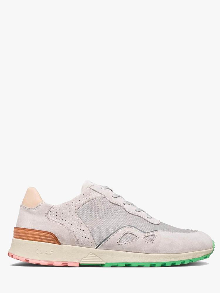 CLAE Hayden Microgrey Suede Sneakers