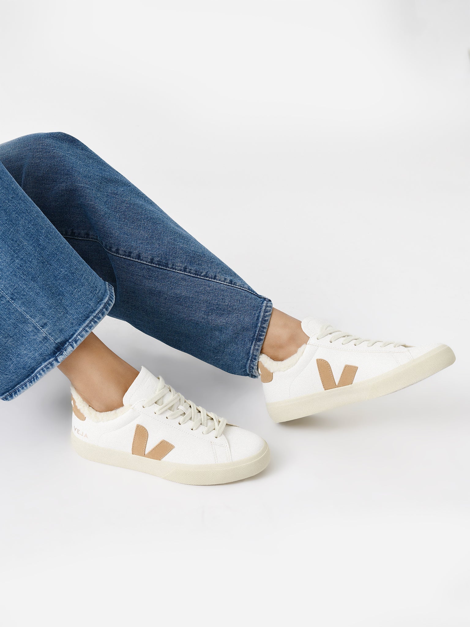 VEJA Women's Campo Fured Chromefree Leather Sneaker