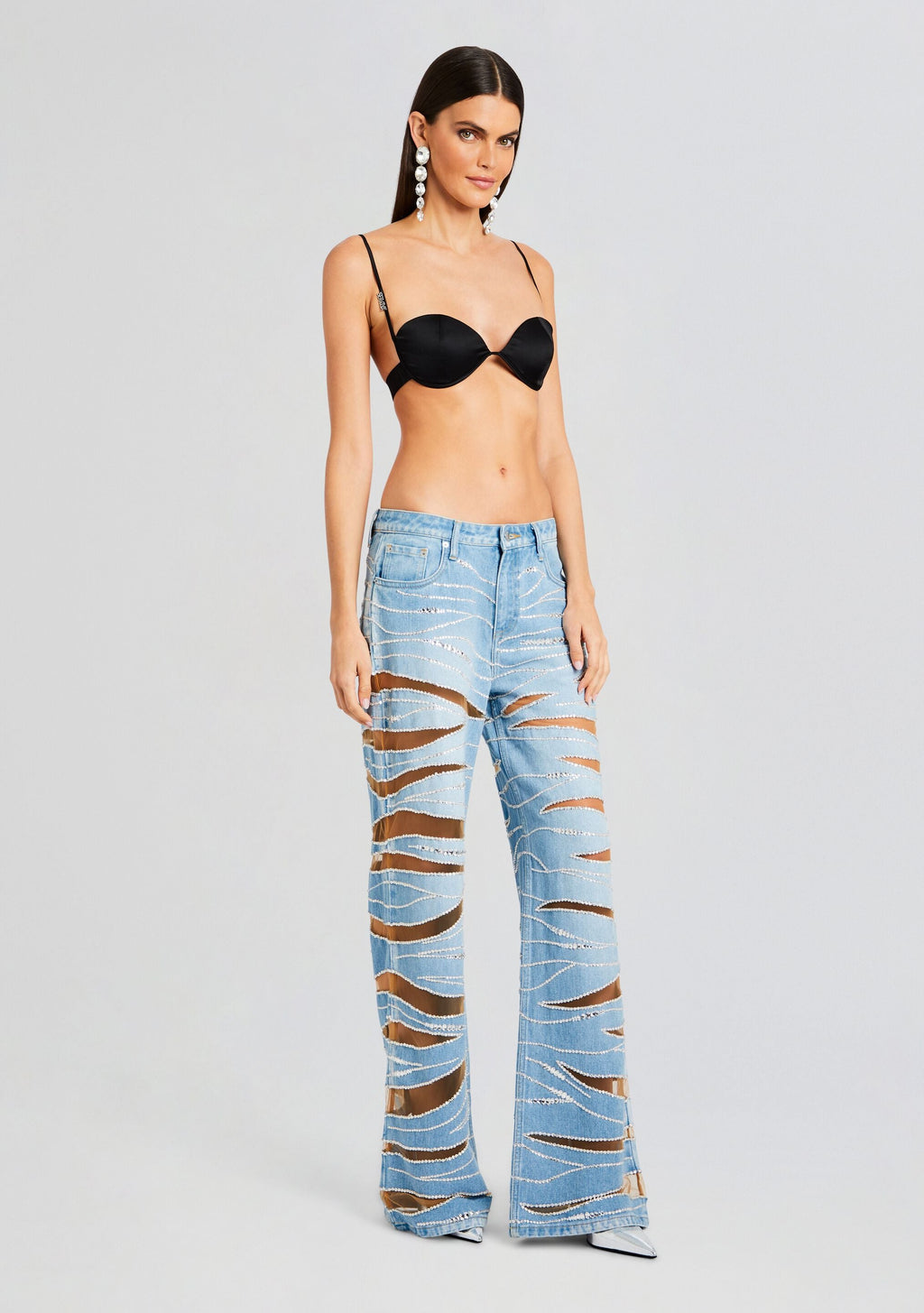 Renzo Embellished Denim Jean