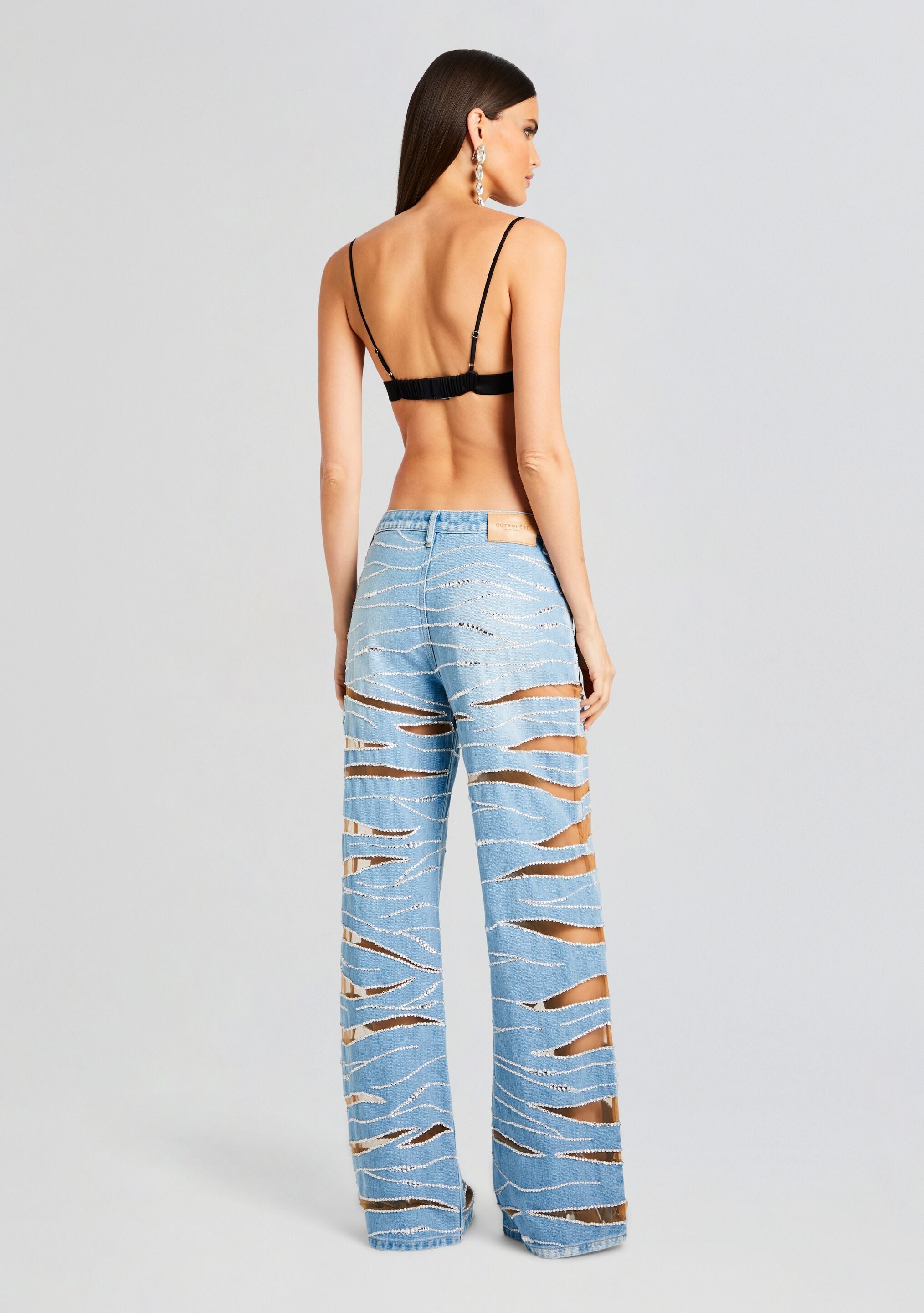Renzo Embellished Denim Jean