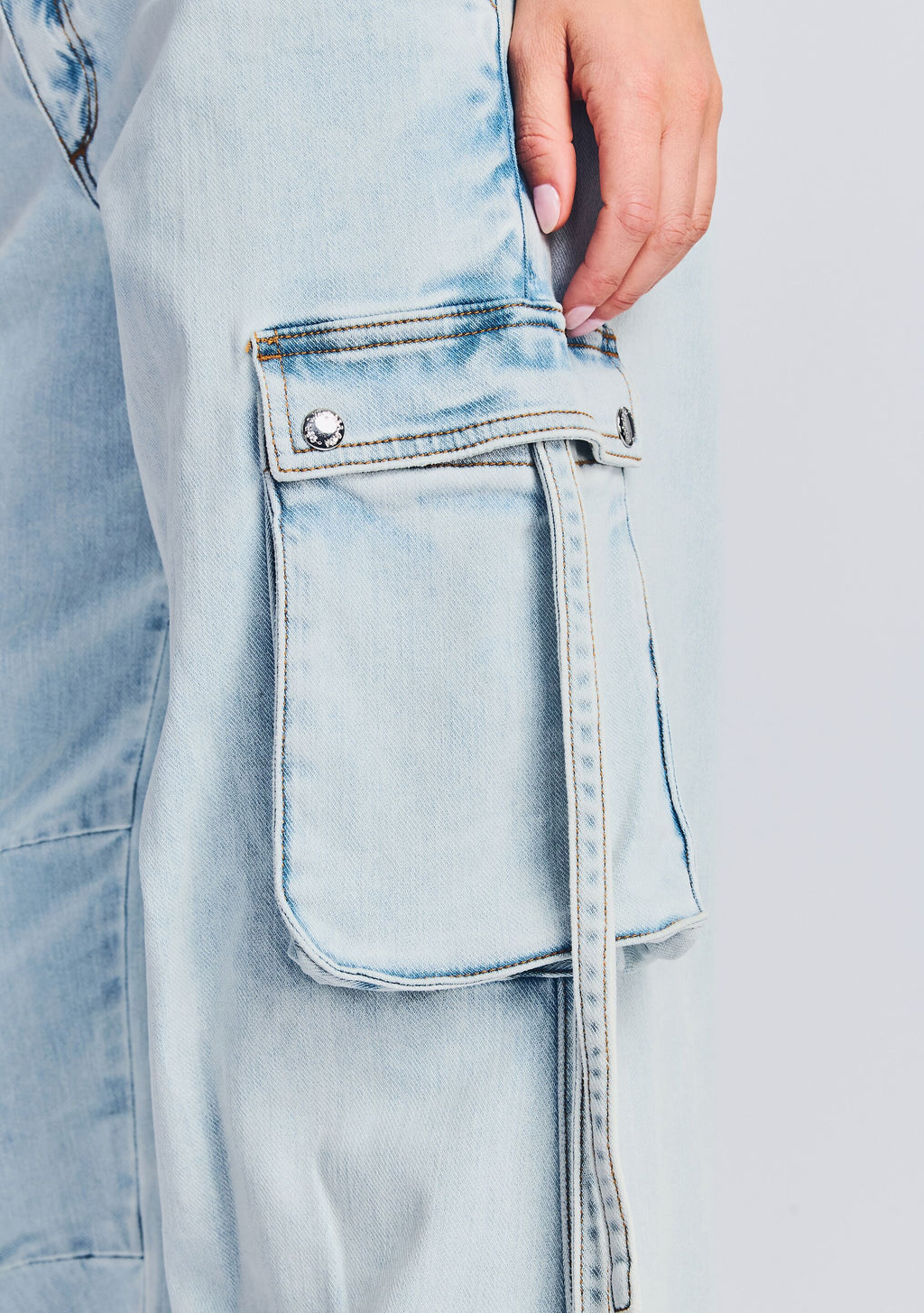 Samira Low Rise Cargo Jean