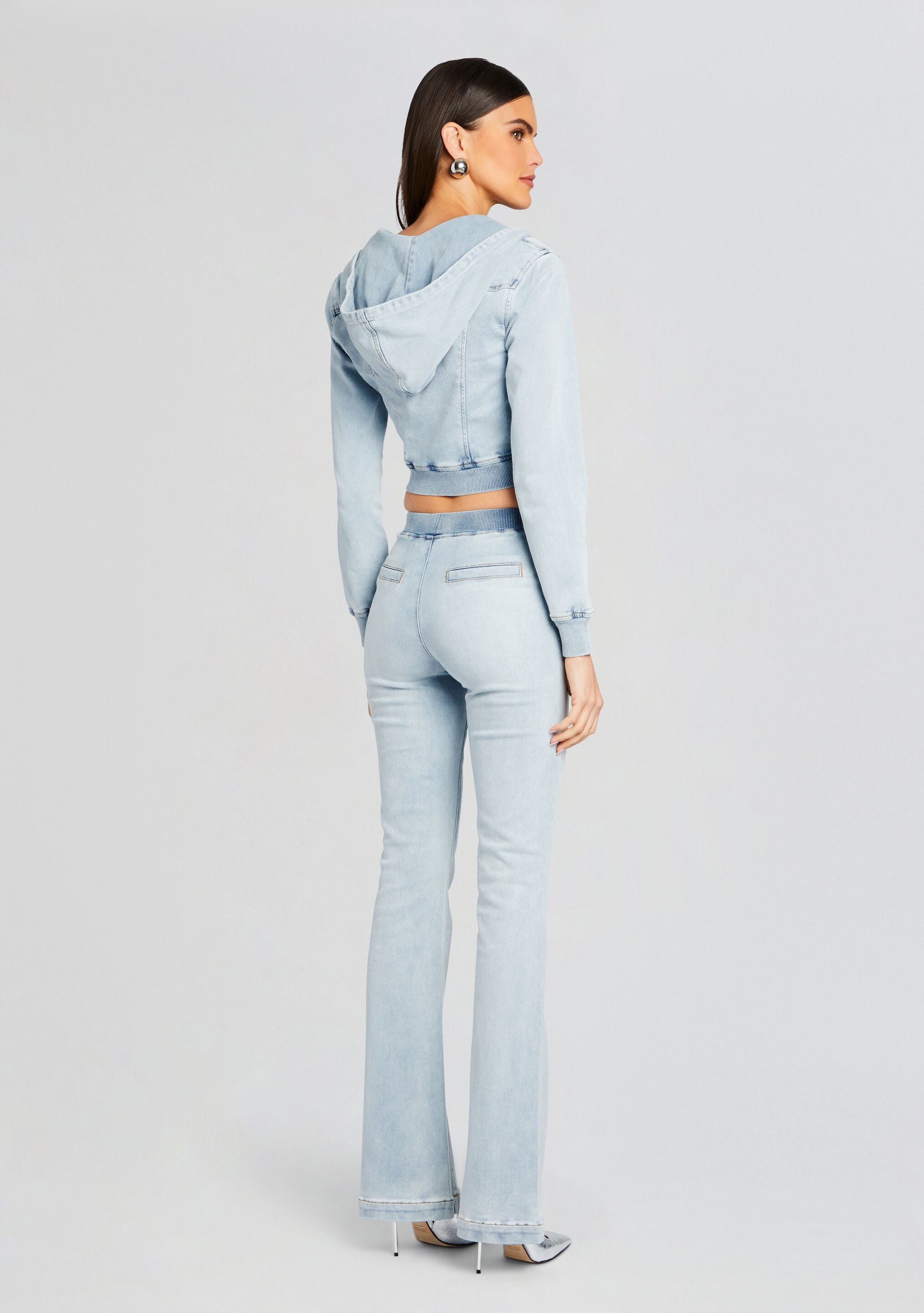 Edith Terry Cropped Hoodie