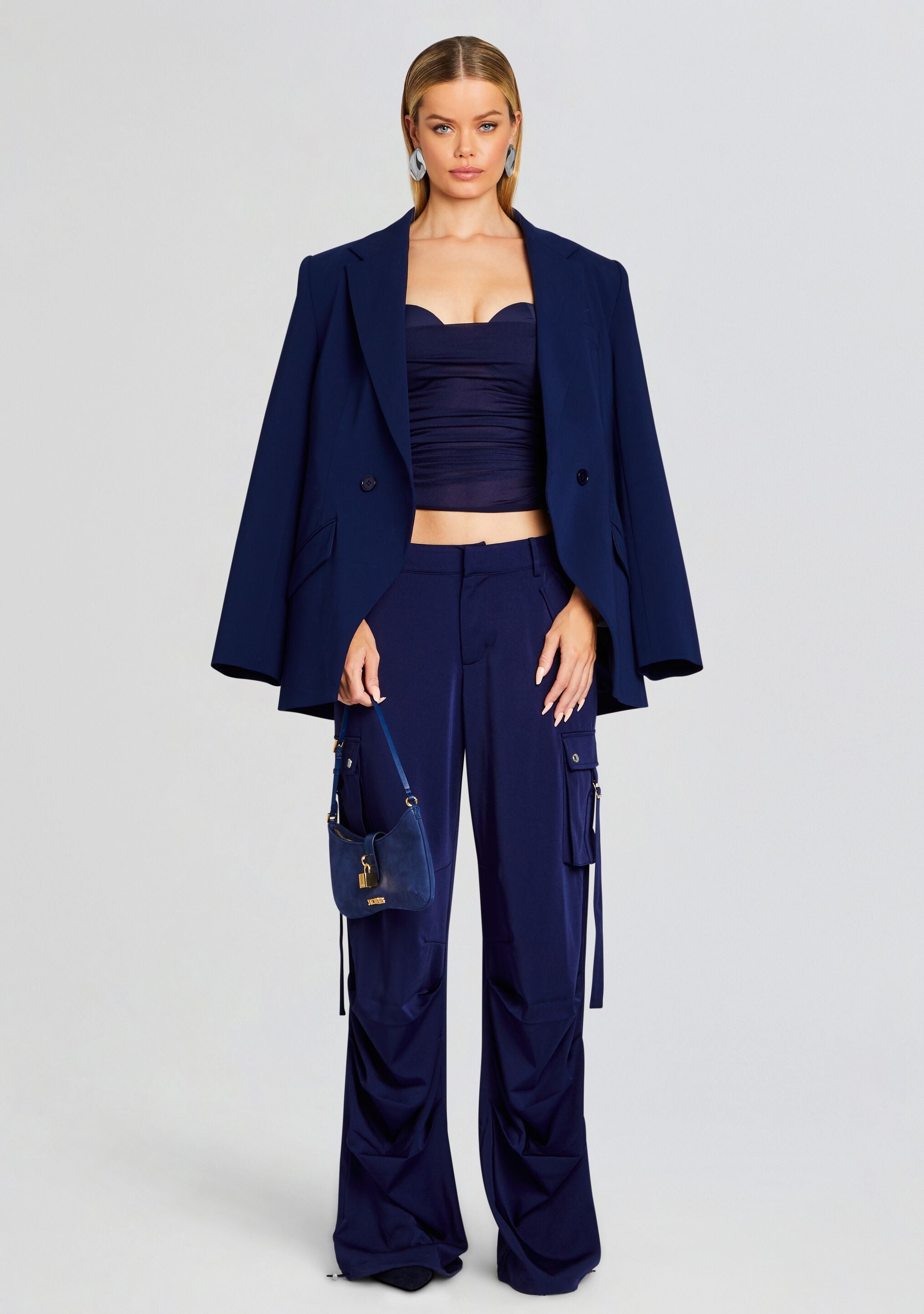 Lai Satin Cargo Pant