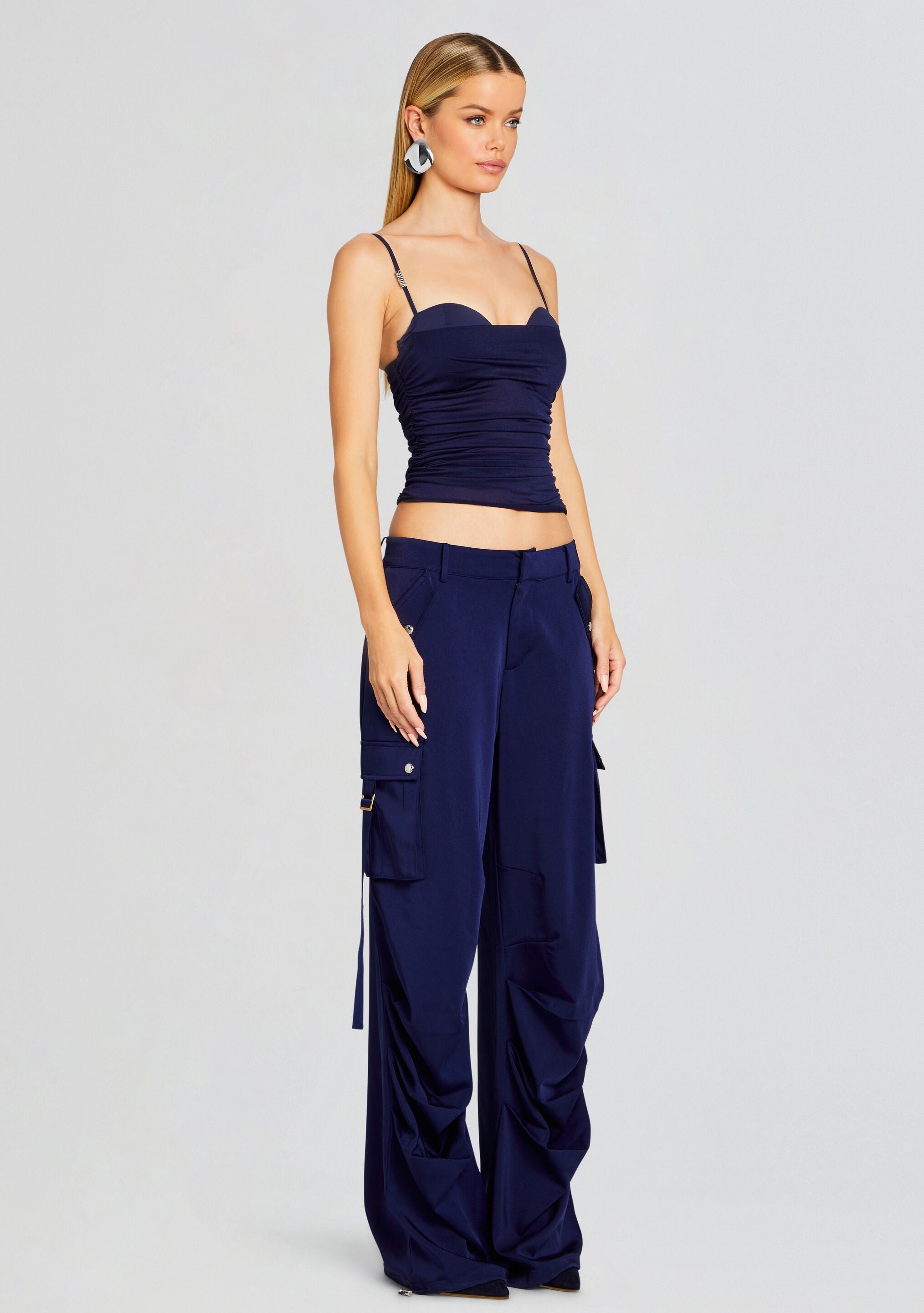 Lai Satin Cargo Pant