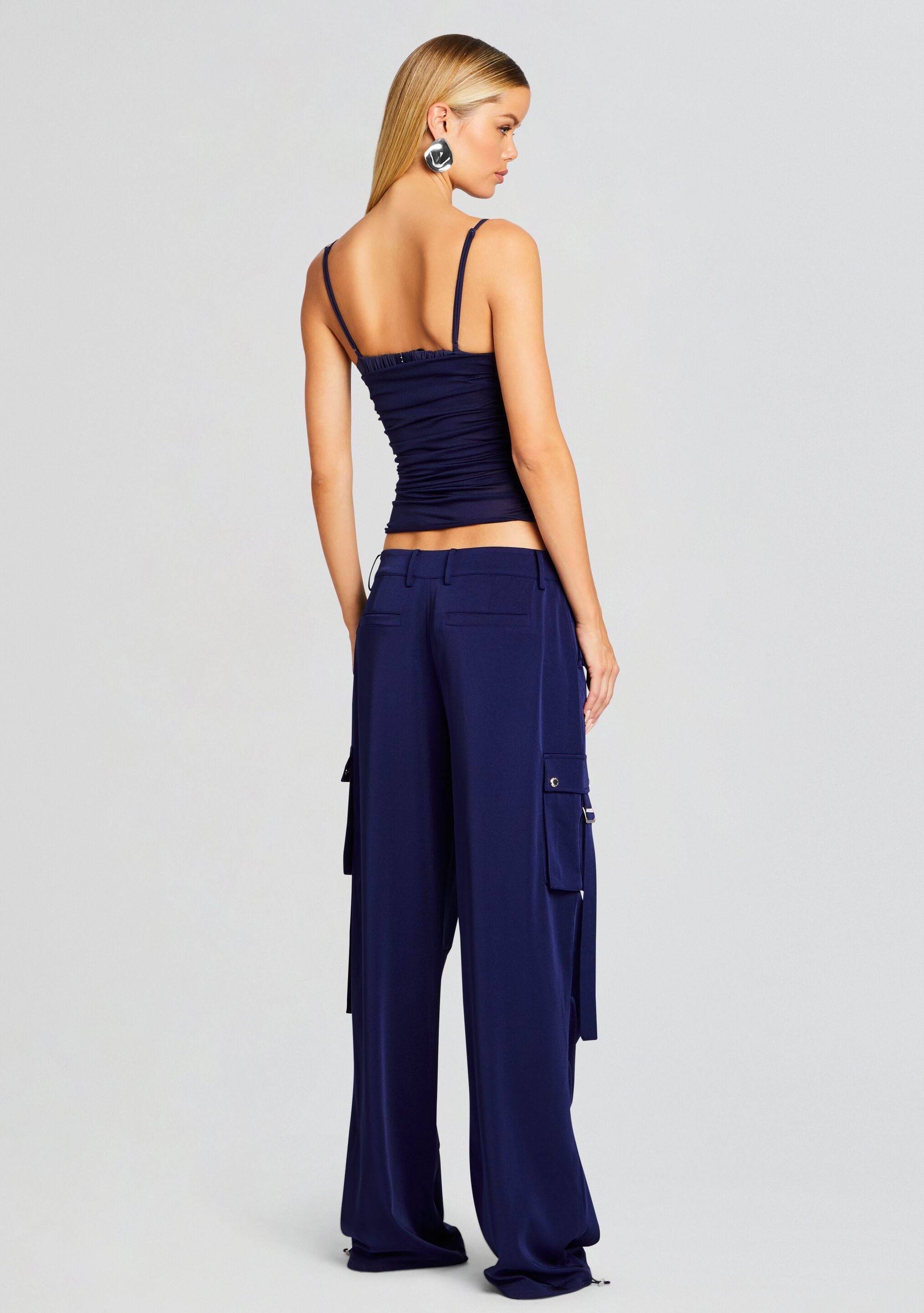 Lai Satin Cargo Pant