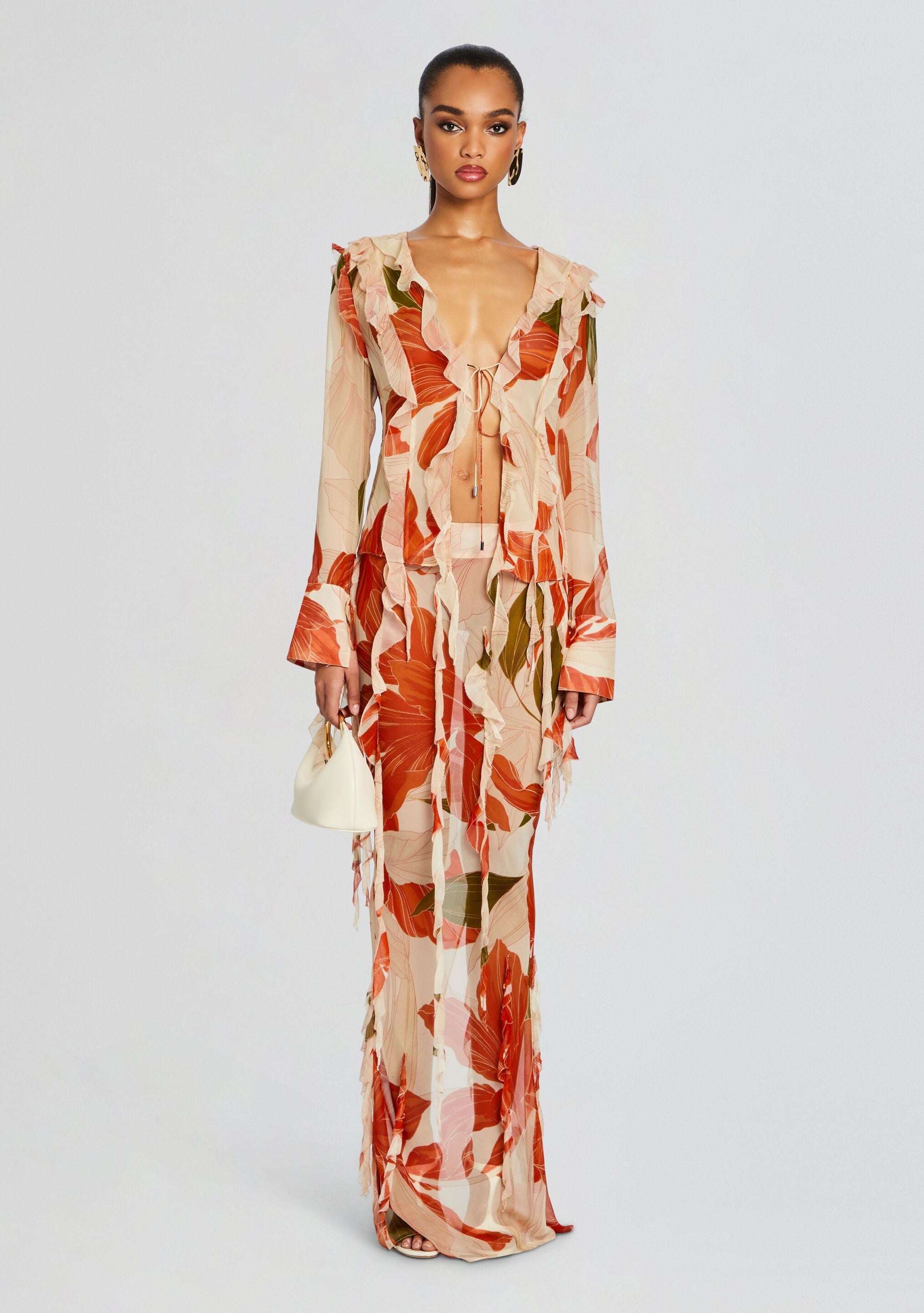 Shae Silk Chiffon Top