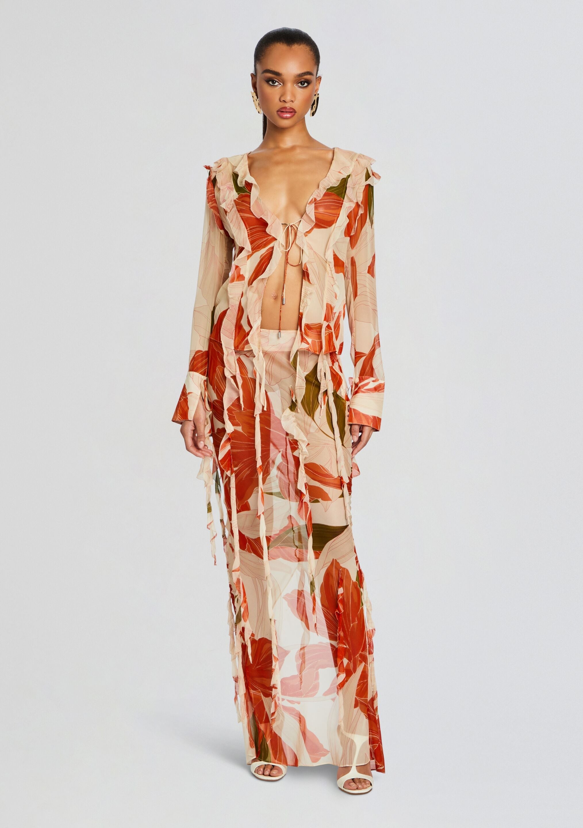 Shae Silk Chiffon Top