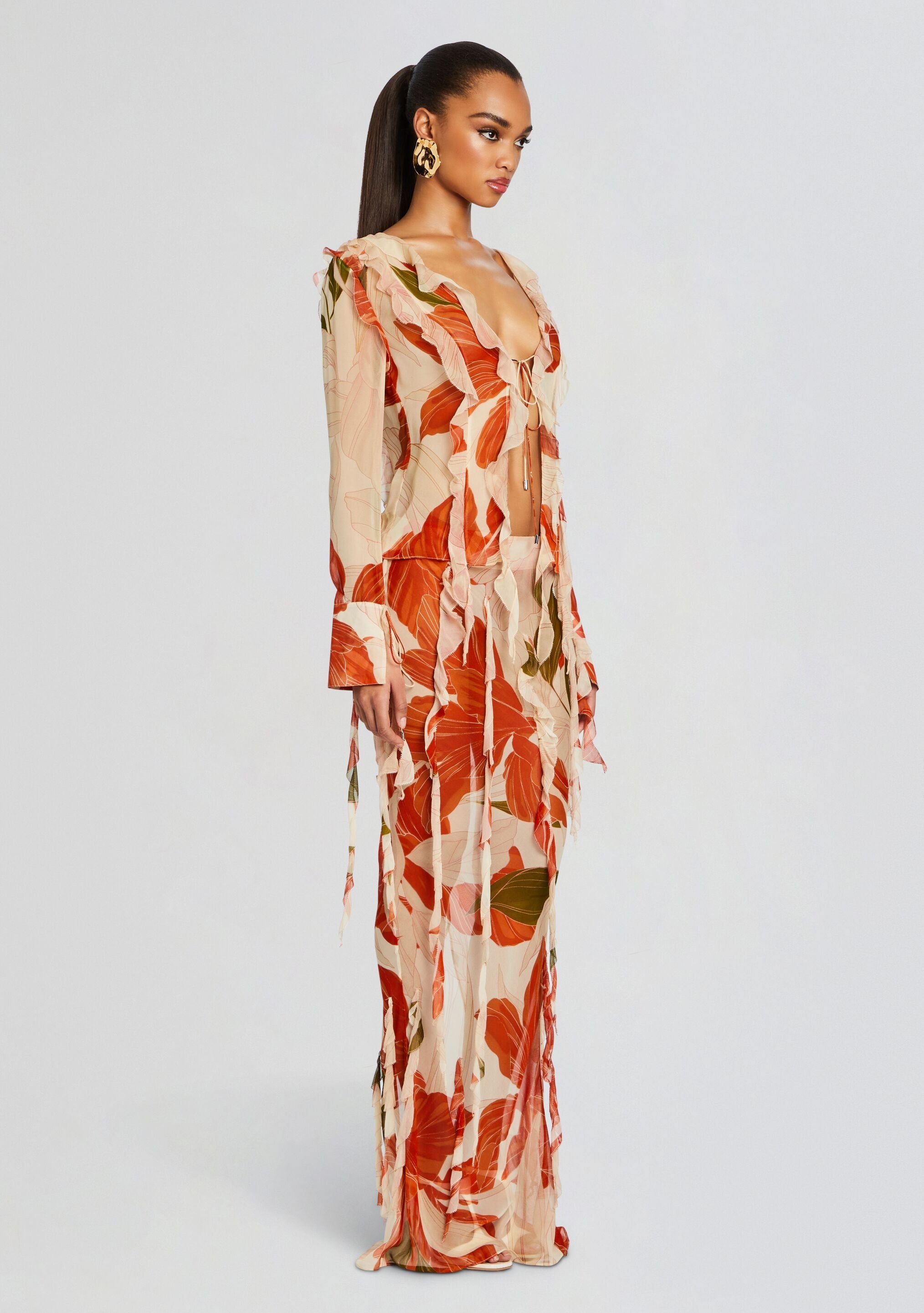 Shae Silk Chiffon Top