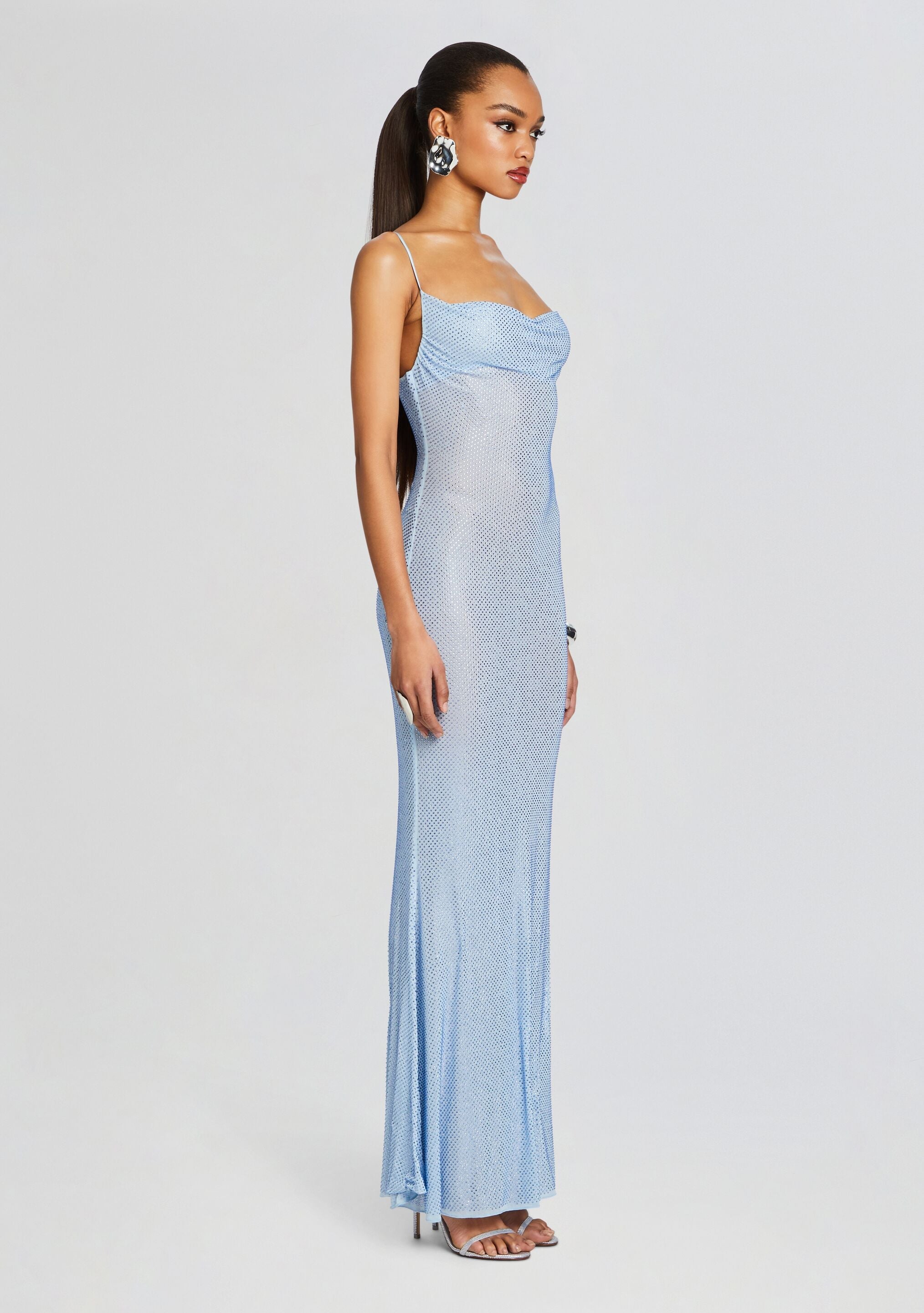 Shilo Embellished Silk Dress