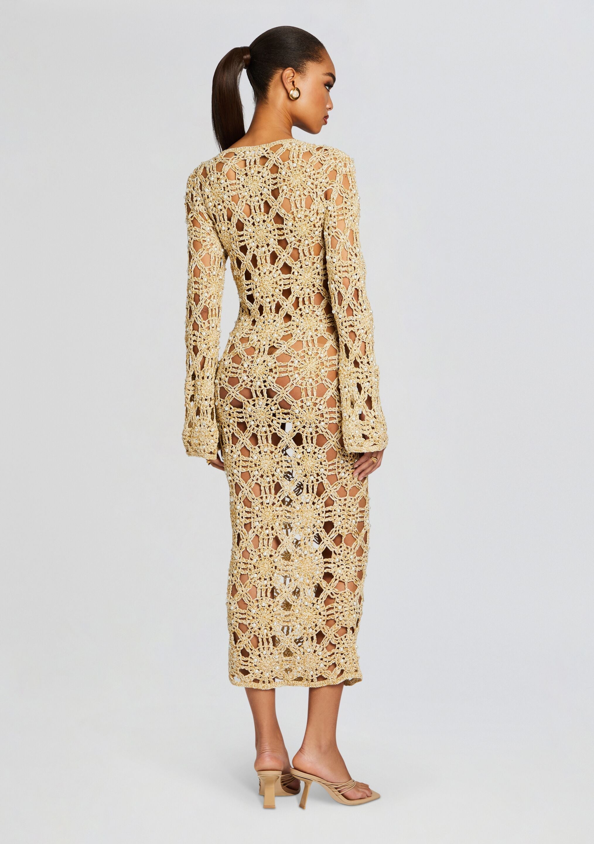 Yesly Knit Crochet Dress