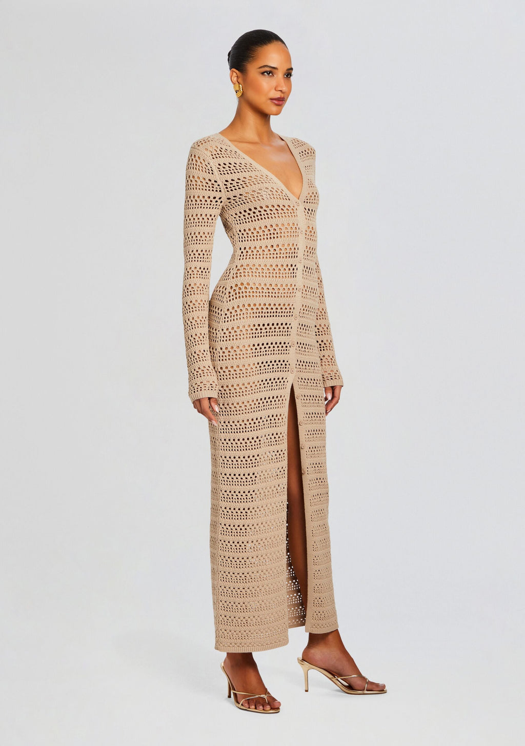 Dorothea Knit Crochet Cardigan